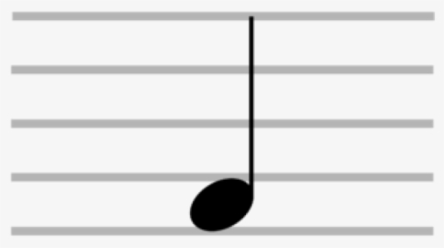 Picture Of Quarter Note - Quarter Note In Music, HD Png Download, Free Download