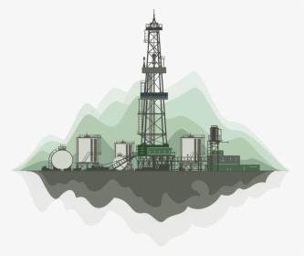 Transparent Oil Drill Png - Oil Well Drilling Background, Png Download, Free Download