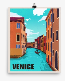 Vintage Travel Poster Venice Italy, HD Png Download, Free Download
