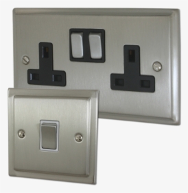 Light Switch Png- - Brushed Nickel Light Switch, Transparent Png, Free Download