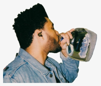 #the Weeknd - Weeknd Drinking, HD Png Download, Free Download