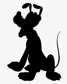 Disney Pluto Silhouette Clipart , Png Download - Pluto Silhouette, Transparent Png, Free Download