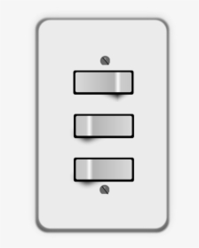 3 Switches Png - Light Switch Clip Art, Transparent Png, Free Download