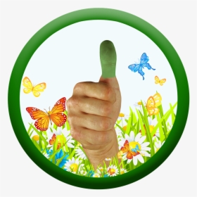 Thumb, Green Thumb, Thumbs Up, Nature, Care, Positive, HD Png Download, Free Download