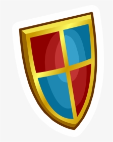 Clip Art Pin De Club Penguin - Shield Medieval Times Clipart, HD Png Download, Free Download