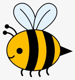 Cute Bumble Bee Clipart - Bumble Bee Cartoon Png, Transparent Png, Free Download