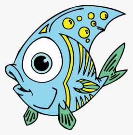 Exploit Fish Clip Art For Kids Esl Pets Animals Vocabulary - Clipart Funny Fish, HD Png Download, Free Download