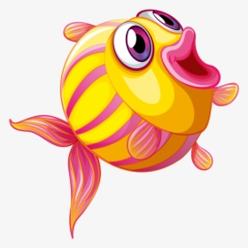 Clip Art Picture Royalty Free Library - Cartoon Fish Images Png, Transparent Png, Free Download