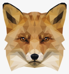 Foxpolygonartportfolio - Red Fox, HD Png Download, Free Download