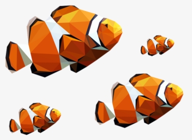 Computer Graphics Polygon - Coral Reef Fish, HD Png Download, Free Download