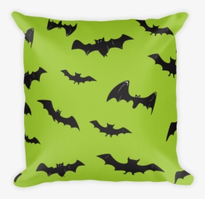 Halloween Bat Pattern Throw Pillow Binge Store Png - Cushion, Transparent Png, Free Download