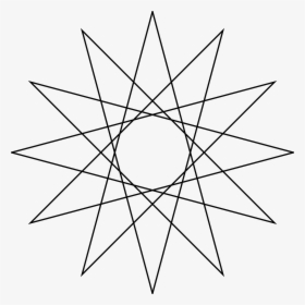 14 Point Star Png, Transparent Png, Free Download