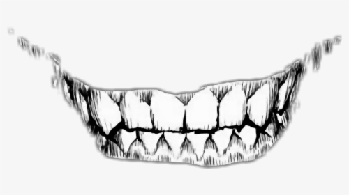 #smile #creepy #creepysticker - Horror Png, Transparent Png, Free Download