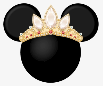 Heads Bebes Pinterest Mice - Minnie Mouse With Crown, HD Png Download, Free Download