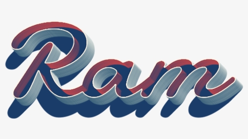 Ram Missing You Name Png - Graphic Design, Transparent Png, Free Download