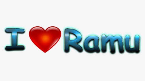 Ramu Heart Name Transparent Png - Ramu Png, Png Download, Free Download