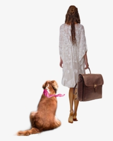 #woman #walking #walkingaway #dog - Woman Walking Dog Png, Transparent Png, Free Download