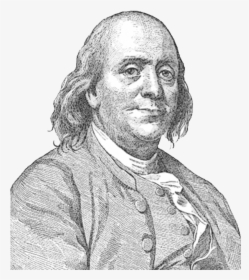 Benjamin Franklin Face Sideview - Benjamin Franklin Png, Transparent Png, Free Download