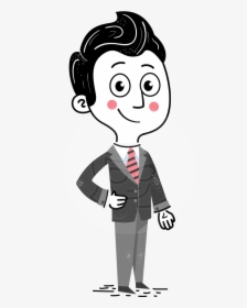 Hand Drawn Cartoon Vector Character Aka Mateo Suit-up - Cartoon Graphic, HD Png Download, Free Download