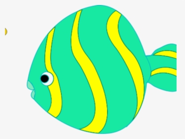 Tropical Fish Clipart Flounder - Color Fish Clip Art, HD Png Download, Free Download