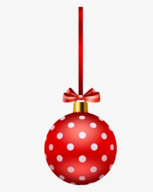 Christmas Ornaments Clipart Polka Dot - Christmas Bulbs Clipart, HD Png Download, Free Download