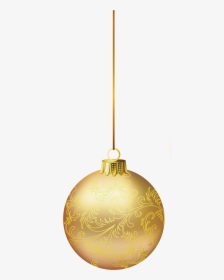 Gold Christmas Png Picture - Gold Christmas Ball Png, Transparent Png, Free Download