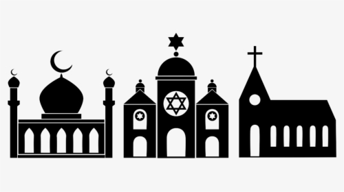 Clipart Church Mosque - Synagogue Vs Mosque Vs Church, HD Png Download, Free Download