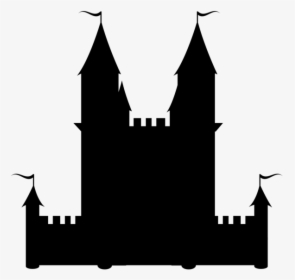 Castle Silhouette - Castle Silhouette Png, Transparent Png, Free Download