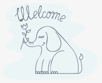 Baby Elephant Clipart - Cartoon, HD Png Download, Free Download
