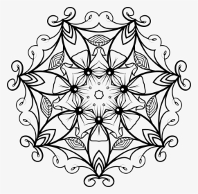Drawing Mandala Color - Coloring Pages For Paint, HD Png Download, Free Download