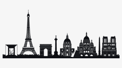 Paris Skyline Clipart Image