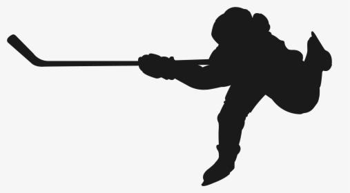 Silhouette Ice Hockey Sport Clip Art - Ice Hockey Female Hockey Player Silhouette, HD Png Download, Free Download