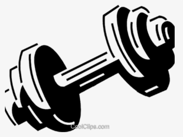 Dumbbells Clipart Drawing - Dumbbell Clipart, HD Png Download, Free Download