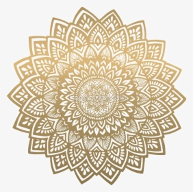 Gold T-shirt Sticker Redbubble Mandala - Transparent Background Mandala Png, Png Download, Free Download