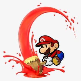 Paper Mario Png - Paper Mario Color Splash Hammer, Transparent Png, Free Download