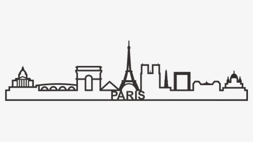 paris skyline clipart image