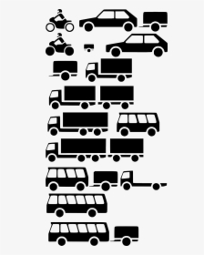 Car Vehicle Truck Silhouette - Free Clipart Vehicle Silhouette, HD Png Download, Free Download