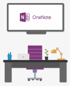 Transparent Onenote Logo Png - Microsoft Onenote, Png Download, Free Download