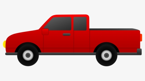 Pickup Truck Clipart Black And White Free - Pickup Truck Clipart, HD Png Download, Free Download