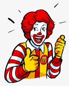 Ronald Mcdonald Png Image - Ronald Mcdonald Cartoon Face, Transparent Png, Free Download