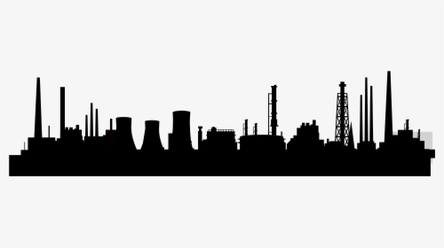 Collection Of Free Skyline Drawing Factory Download - Factory Silhouette Png, Transparent Png, Free Download