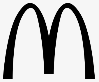 Mcdonalds Logo Black And White, HD Png Download, Free Download