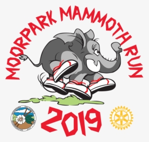 Mammothrun Full Color 2019 Clear Background - Moorpark Mammoth Run, HD Png Download, Free Download