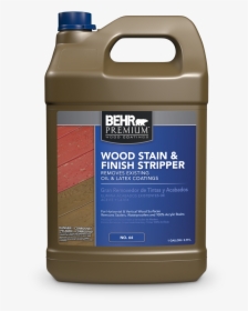 Jug Of Wood Stain And Finish Stripper - Behr Paint Remover, HD Png Download, Free Download