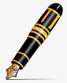 Pen,office Supplies,yellow - Clipart Picture Of Pen, HD Png Download, Free Download