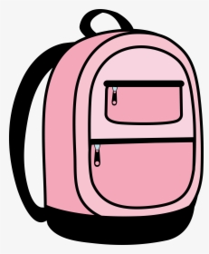 Pink Backpack Clipart, HD Png Download, Free Download