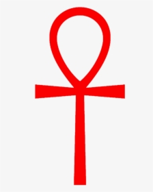 Ankh 01 (red) - Cross With Circle Around, HD Png Download, Free Download