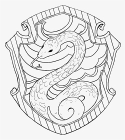 Transparent Hedwig Png - Slytherin Harry Potter Coloring Pages, Png Download, Free Download