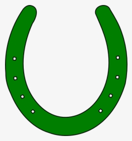 Horse Shoe Outline Svg Clip Arts - Green Horseshoe Clipart, HD Png Download, Free Download
