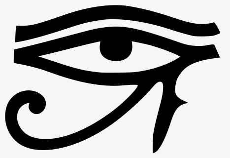 Clip Free Stock Ankh Drawing Eye Ra - Eye Of Horus Silhouette, HD Png Download, Free Download